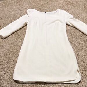 Vince Camuto White 3/4 Sleeve Mini Dress Size 2